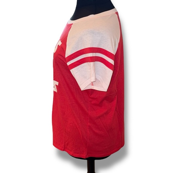 TORRID NFL Kansas City Chiefs Classic Fit Cotton Boatneck Varsity Tee Size 2 - Picture 3 of 12